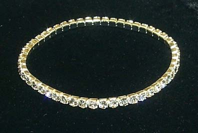 1 Row Stretch Rhinestone Bracelet